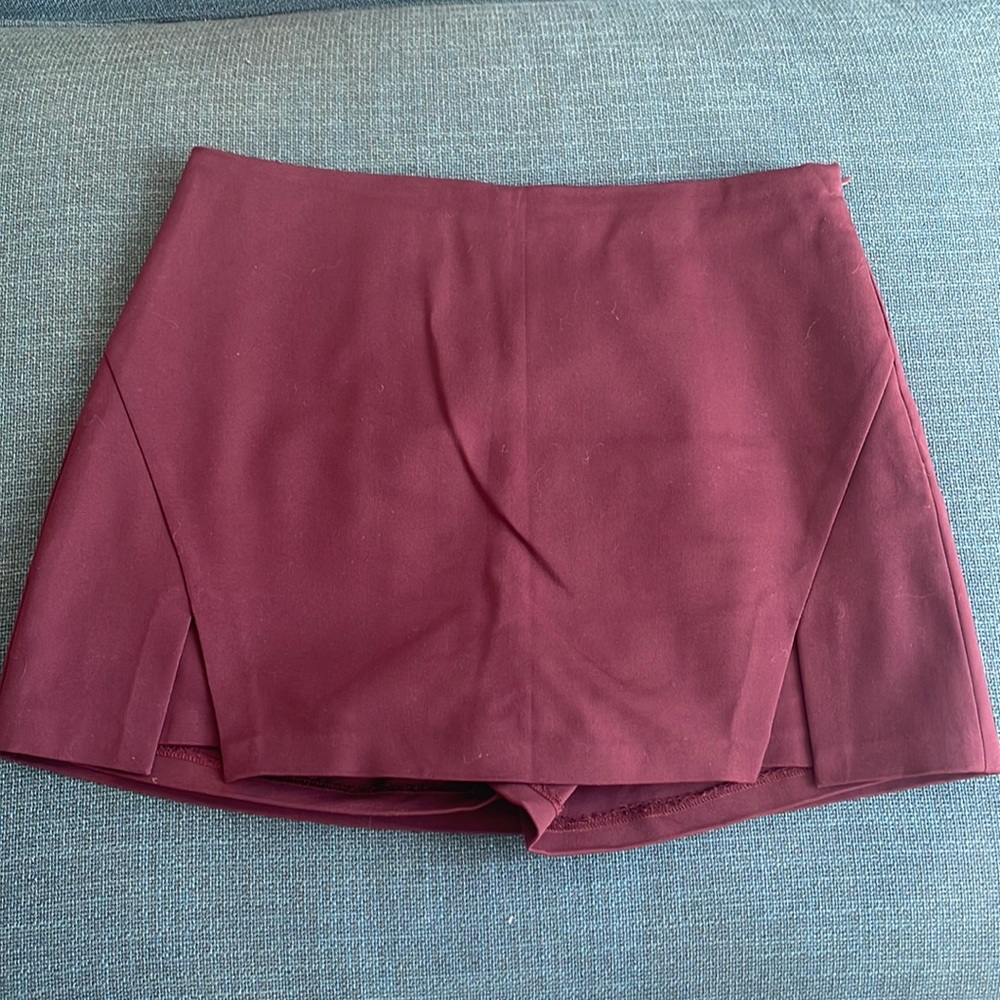 Endless Rose Burgundy Skort